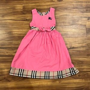 Excellent condition pink and tan dress